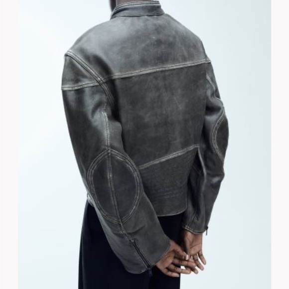 H&M leather jacket - Picture 2 of 3